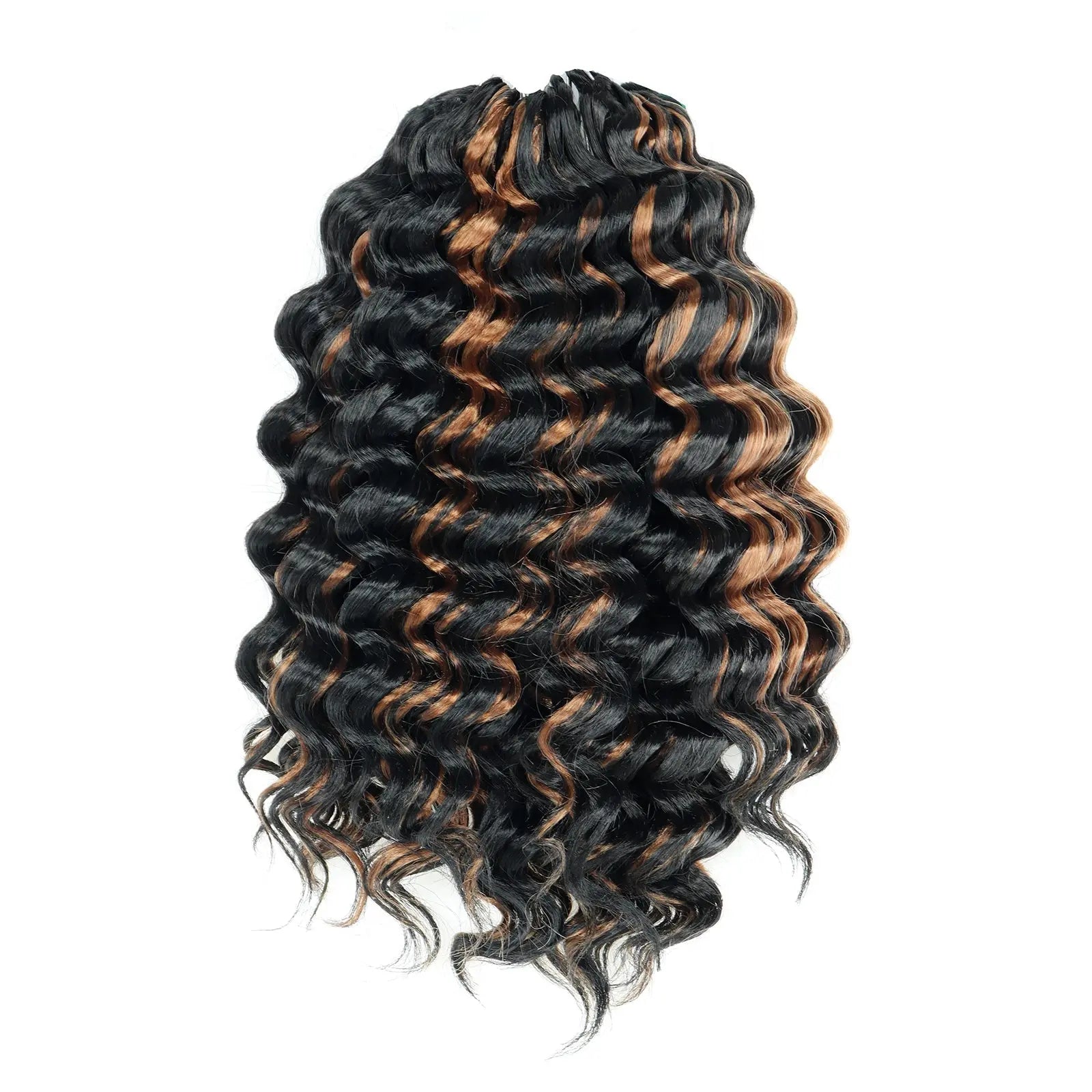Clearance | Toyotress® Deep Wave Crochet Hair Pre-Looped Wavy Curly Crochet Synthetic Hair Extensions Toyotress
